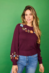 Cinderella Bordeaux Pullover